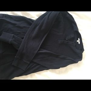 UniQlo navy blue long sleeve shirt